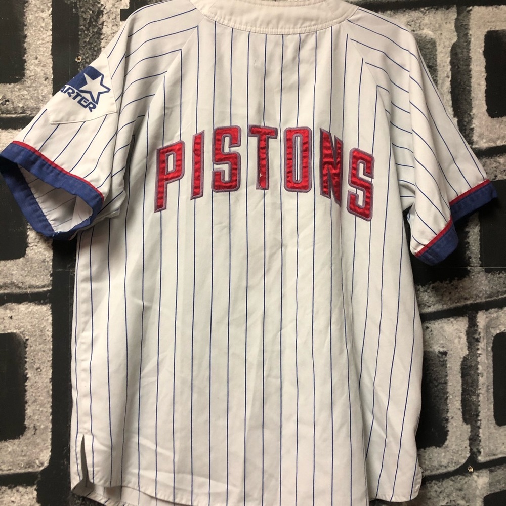 Pistons vintage STARTER baseball jersey